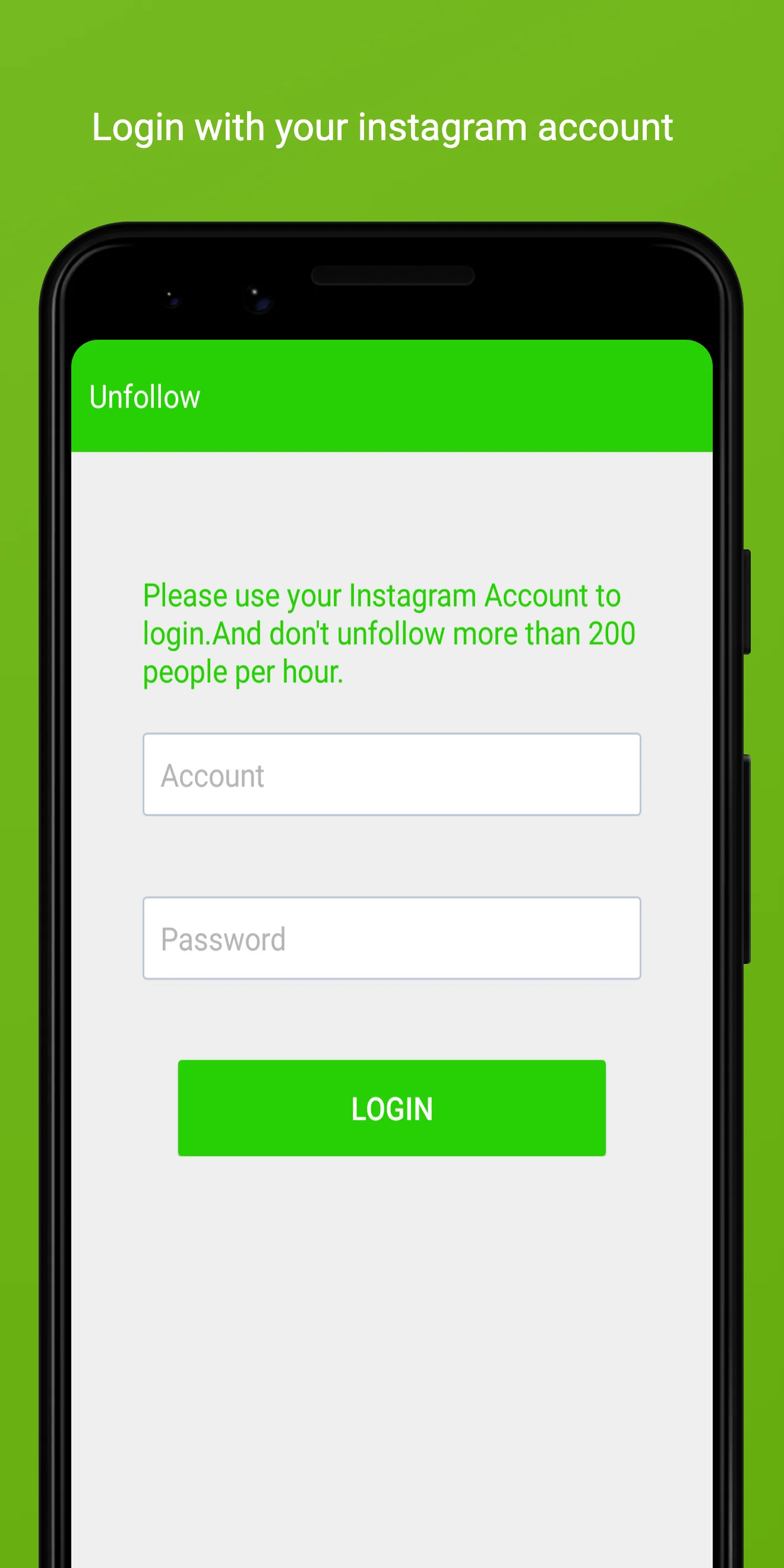 Unfollow Easy | Indus Appstore | Screenshot