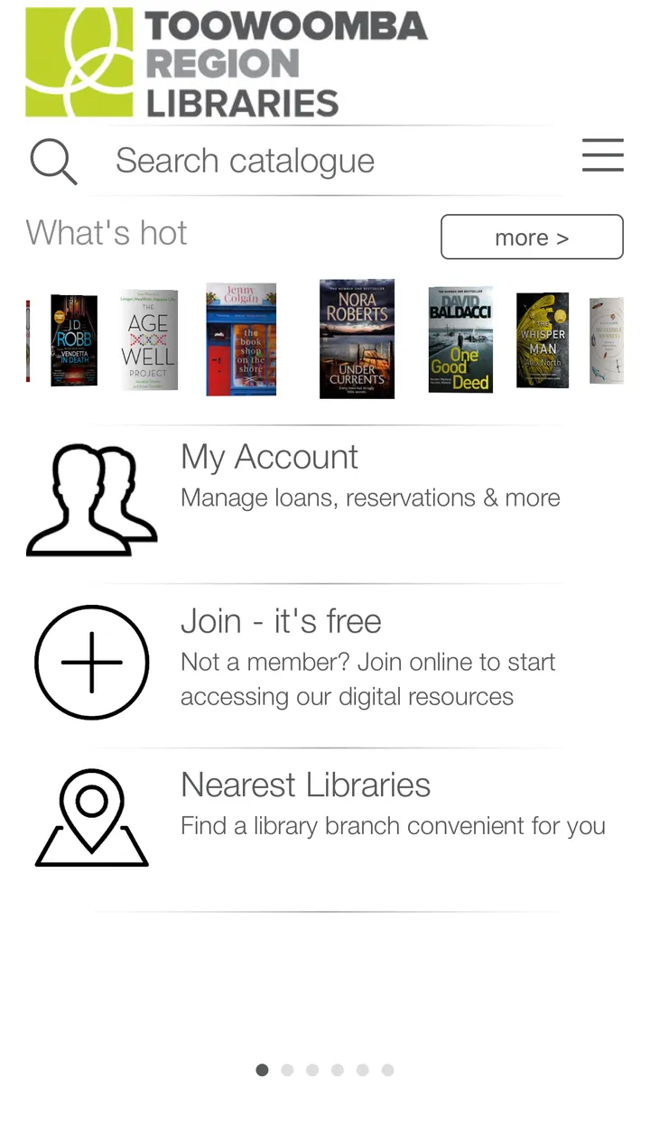 Toowoomba Region Libraries | Indus Appstore | Screenshot