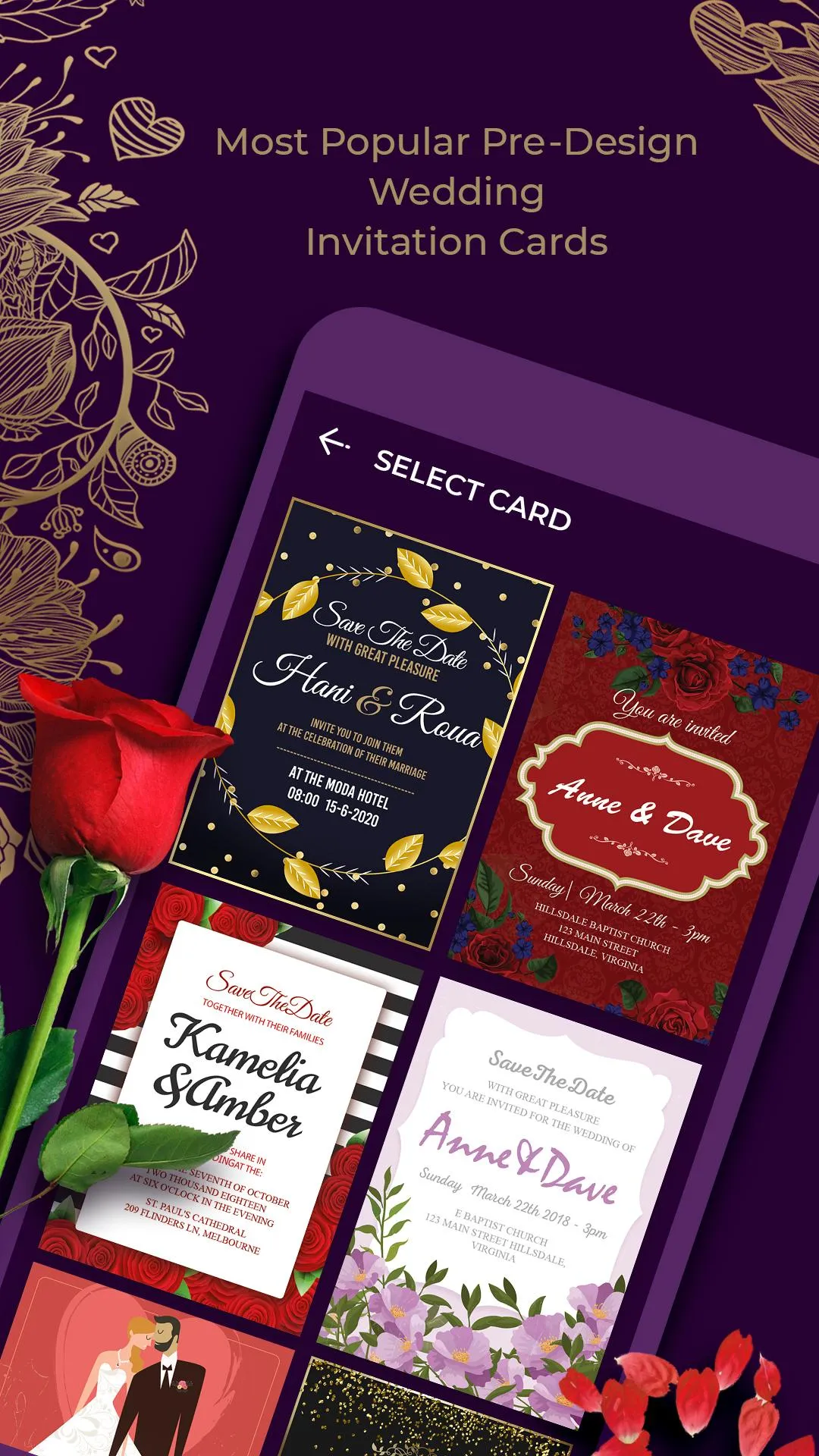 Wedding Invitation Card Maker | Indus Appstore | Screenshot