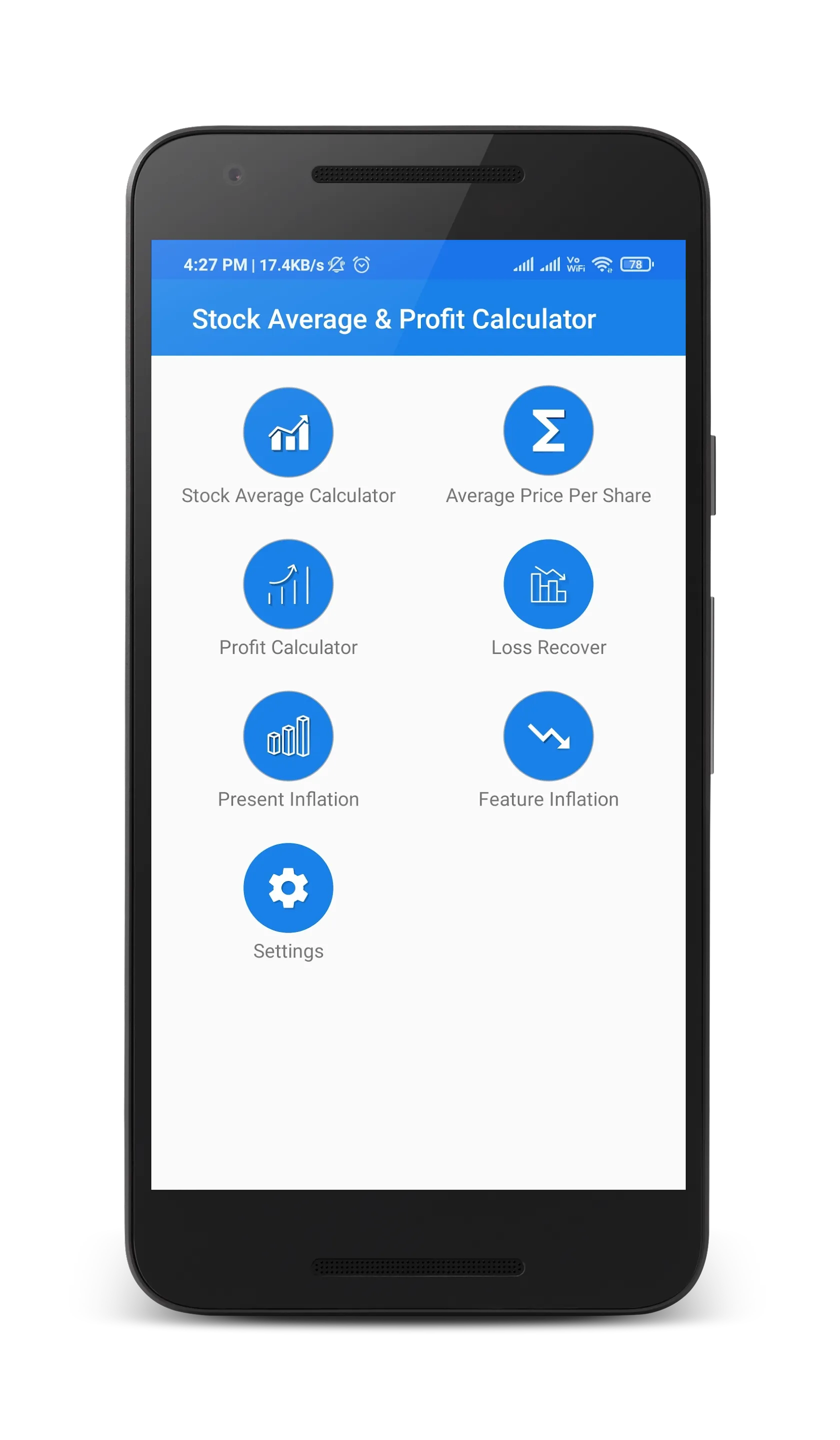 Stock Avg. & Profit Calculator | Indus Appstore | Screenshot