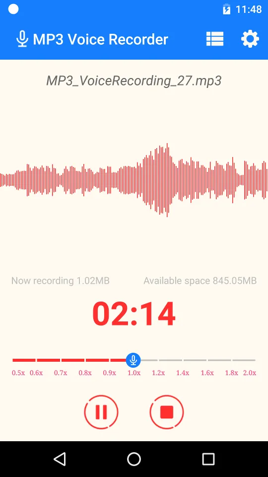 MP3 Voice Recorder | Indus Appstore | Screenshot