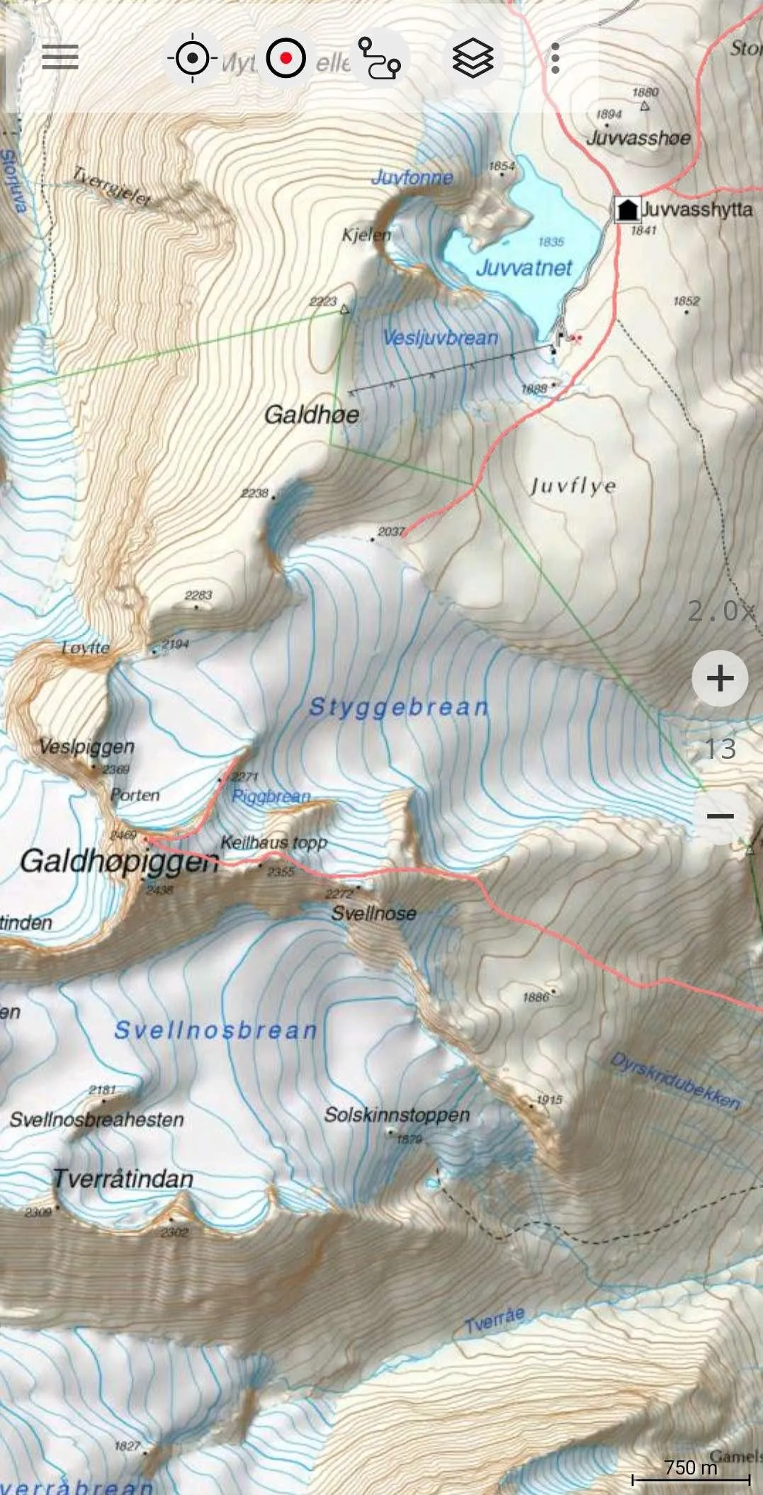 Norway Topo Maps | Indus Appstore | Screenshot