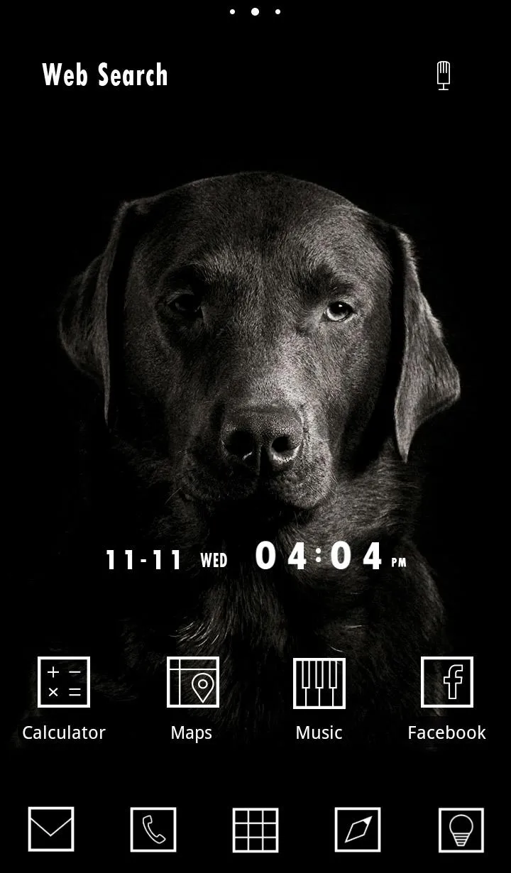 Wallpaper-Dog in the Dark- | Indus Appstore | Screenshot