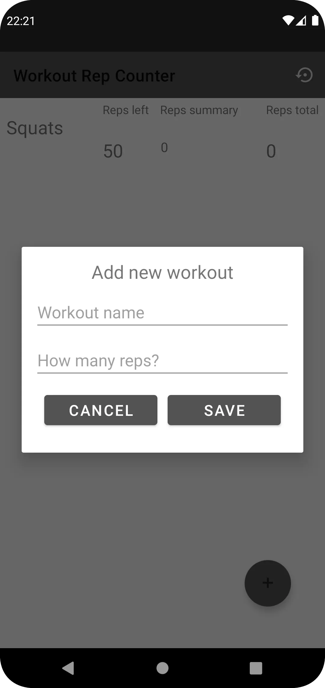 Workout Rep Counter | Indus Appstore | Screenshot