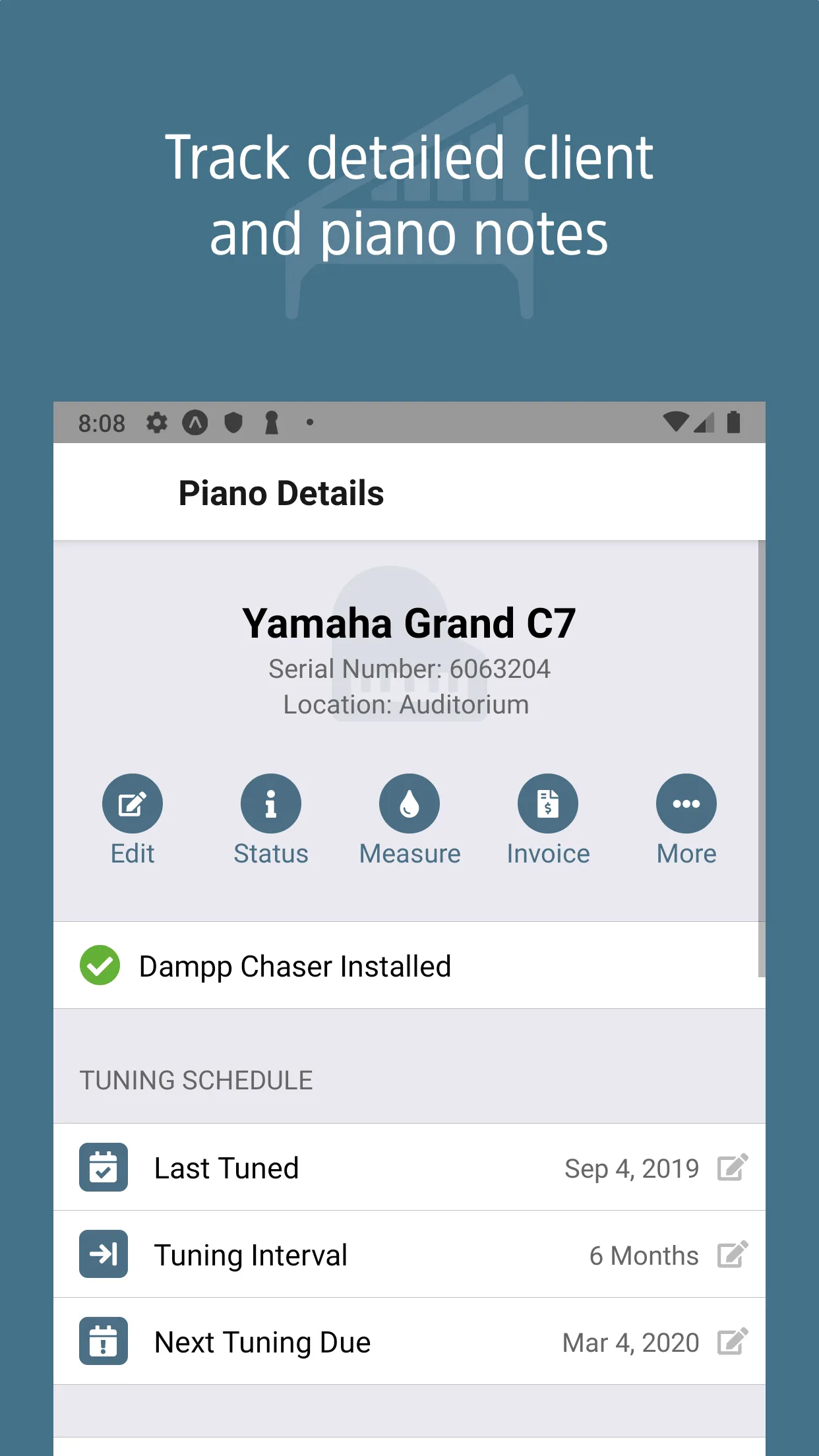 Gazelle: Piano Tech Software | Indus Appstore | Screenshot