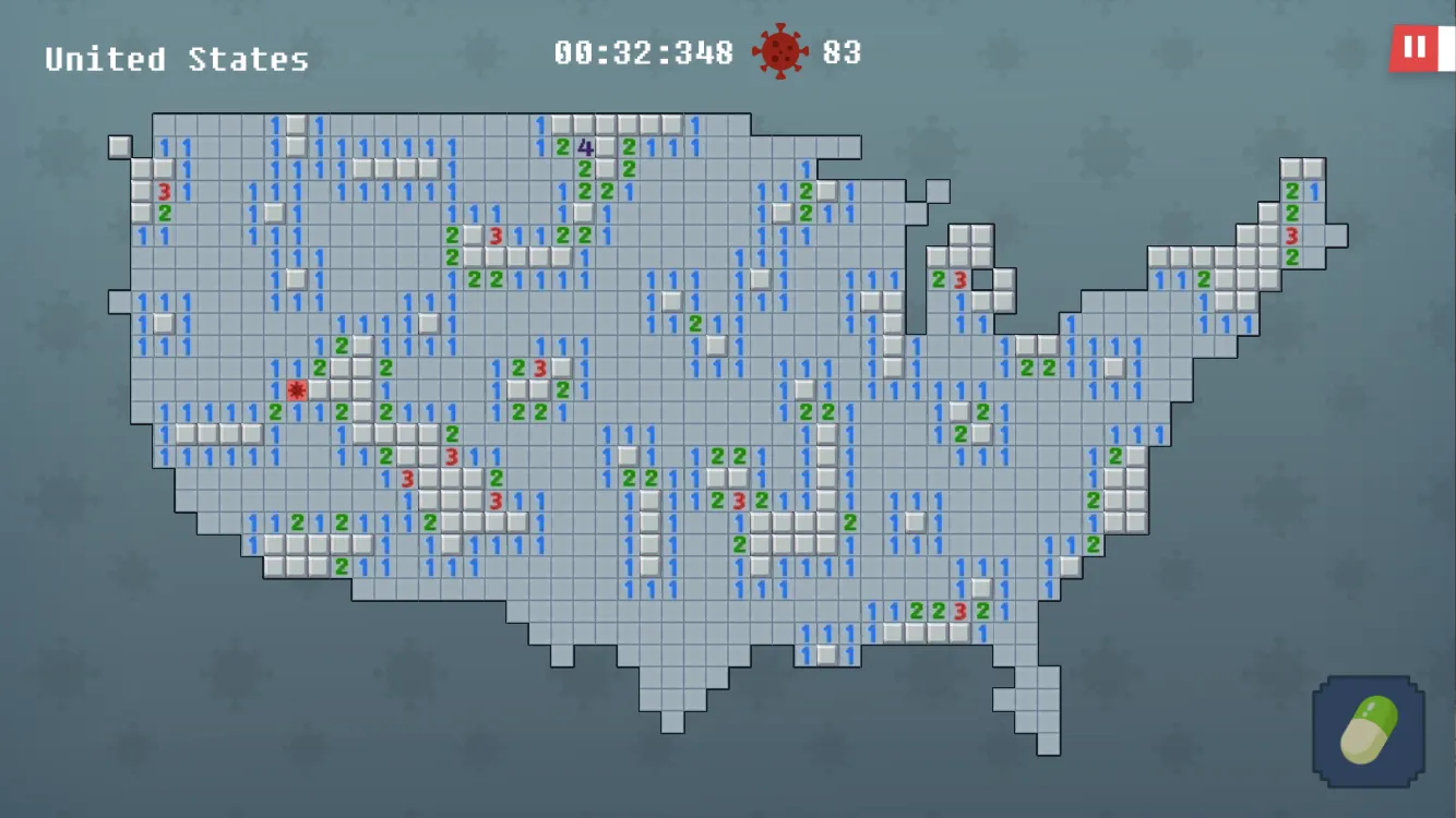 World of Virus (Minesweeper) | Indus Appstore | Screenshot