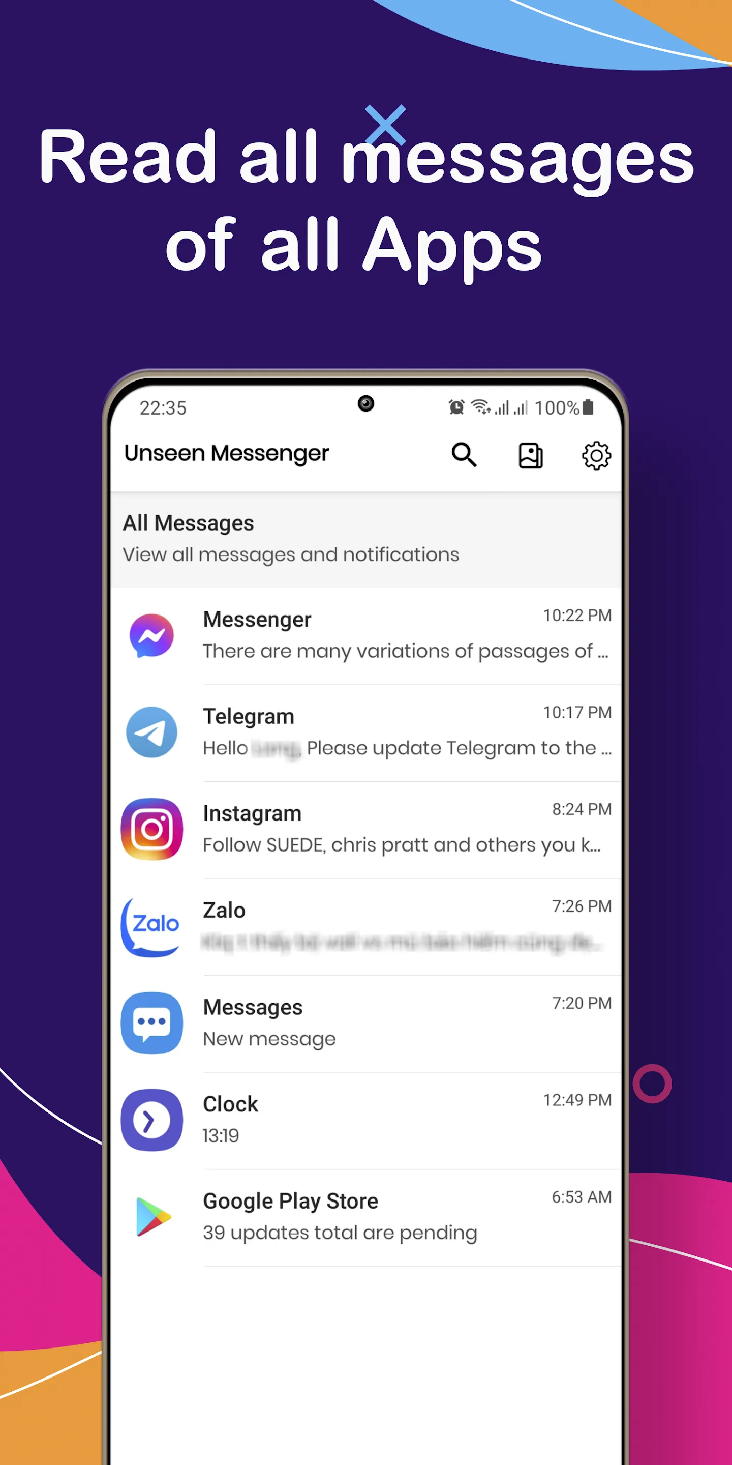 Unseen Messenger | Indus Appstore | Screenshot