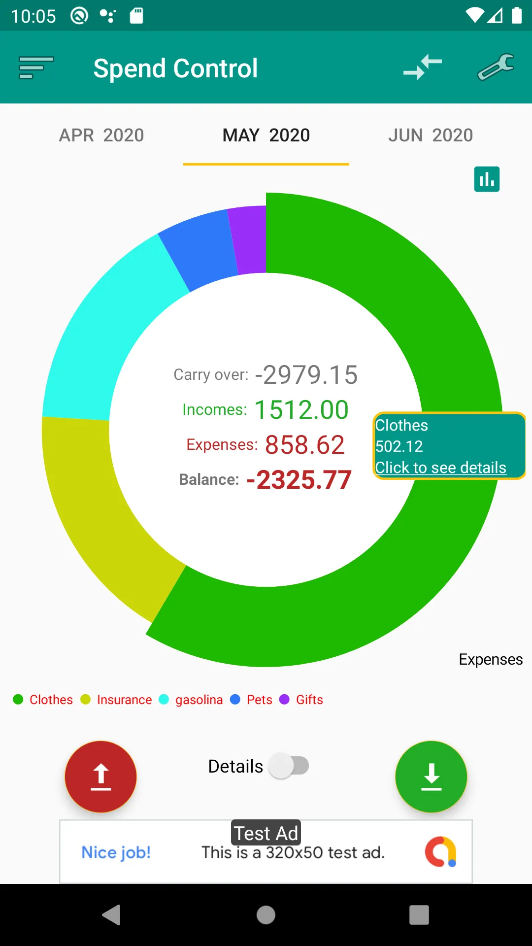 SpendControl Manage your money | Indus Appstore | Screenshot