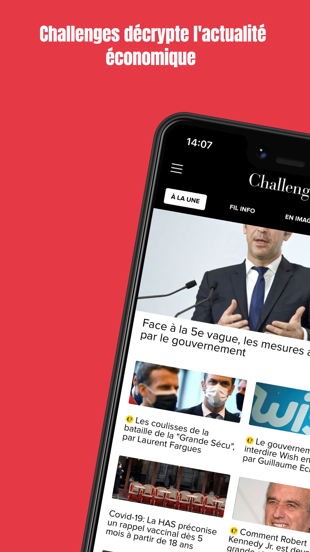 Challenges actu de l'économie | Indus Appstore | Screenshot