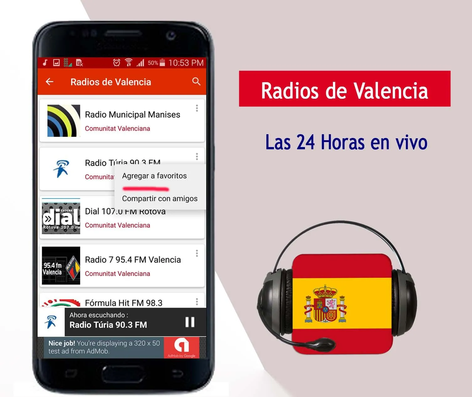 Radios de Valencia | Indus Appstore | Screenshot