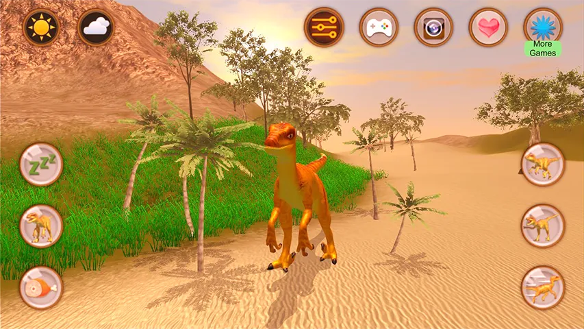 Talking Velociraptor | Indus Appstore | Screenshot