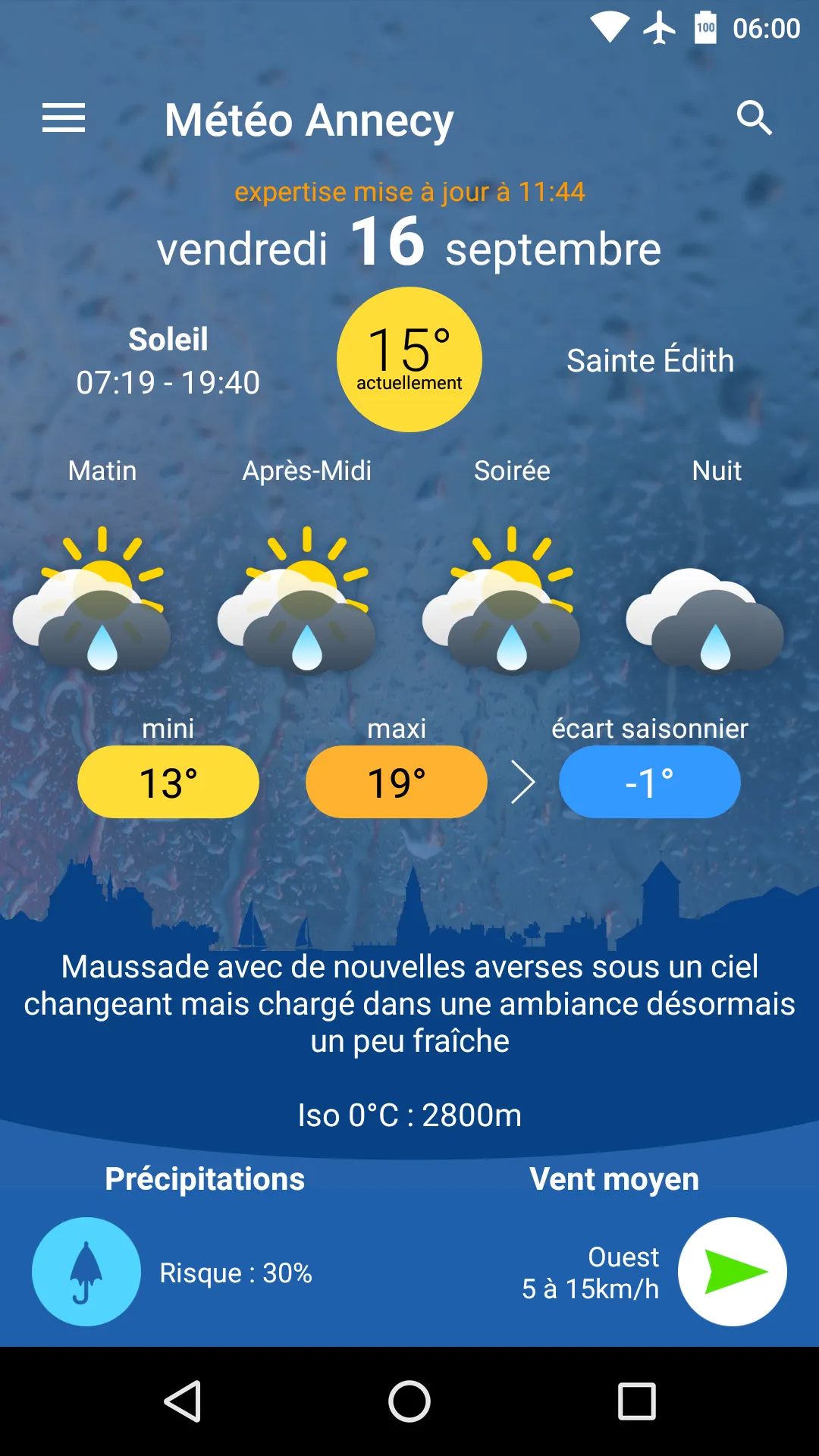 Météo Annecy | Indus Appstore | Screenshot