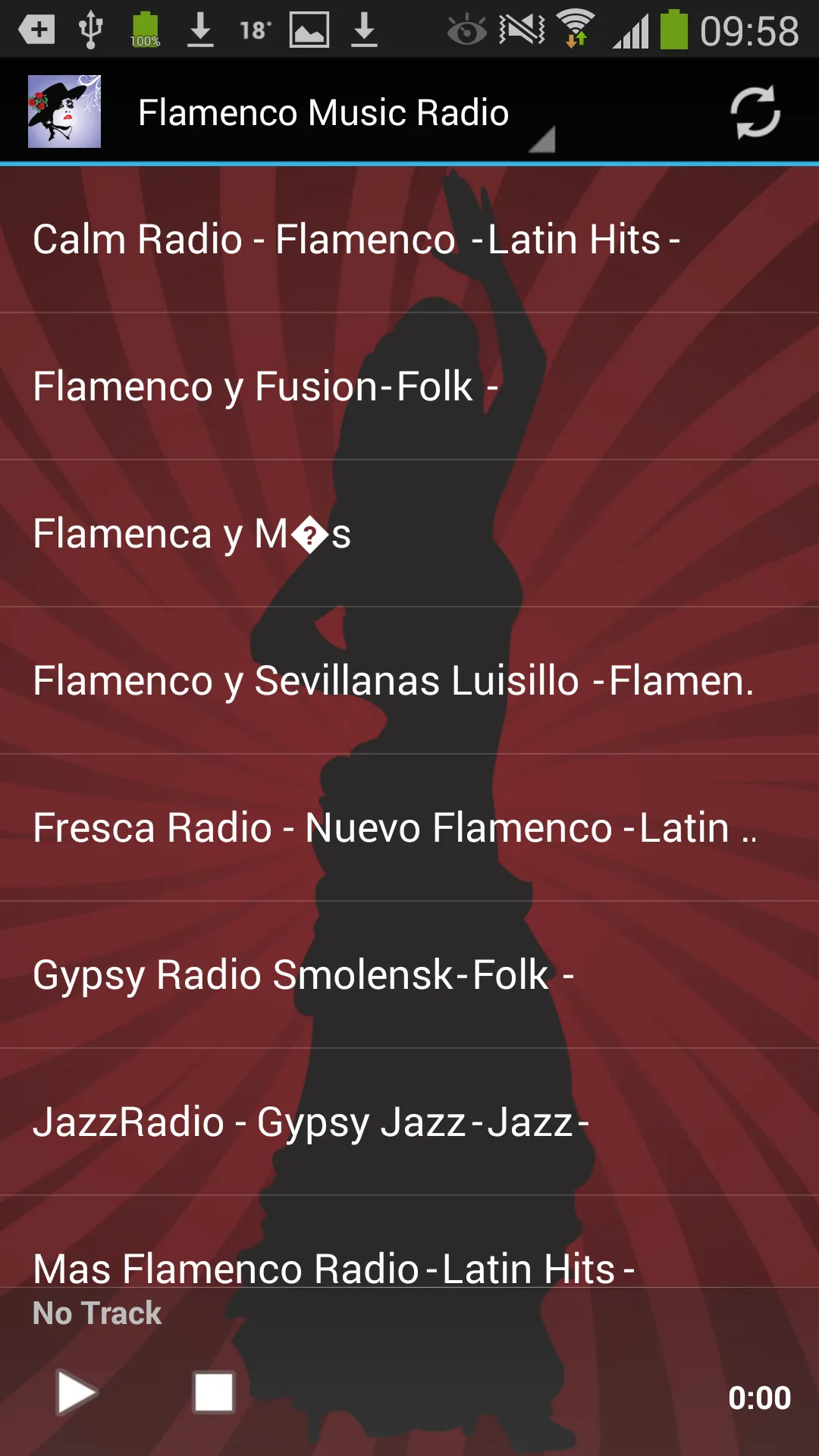 Flamenco Music Radio | Indus Appstore | Screenshot