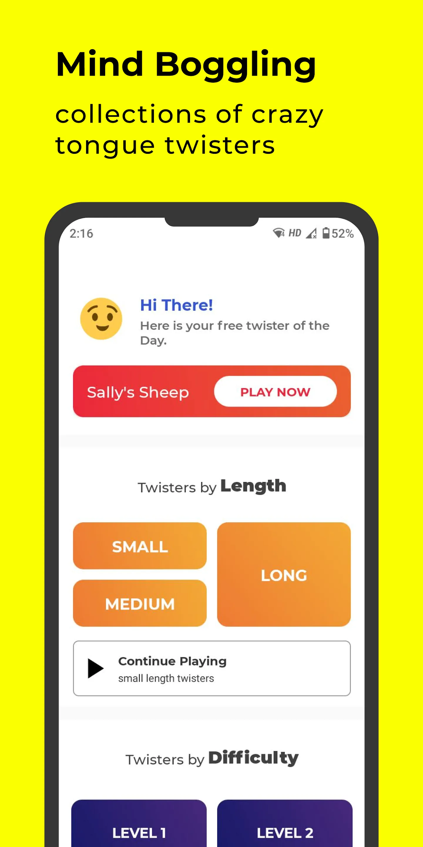 Tongue Twisters English | Indus Appstore | Screenshot