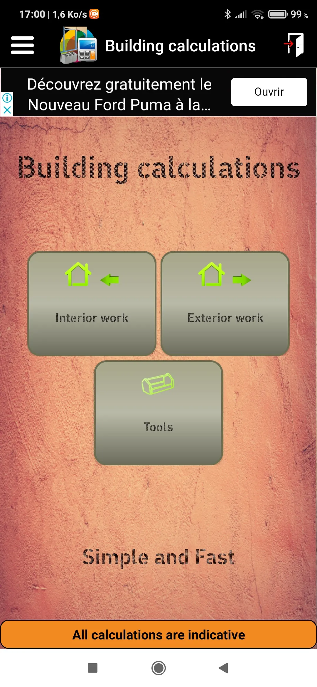 Building calculations | Indus Appstore | Screenshot