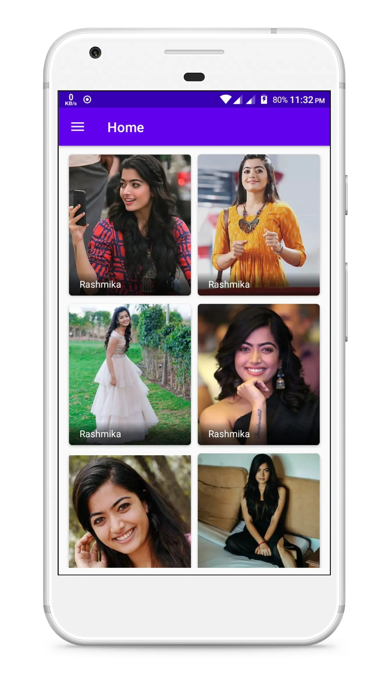 Rashmika Mandanna HD WallPaper | Indus Appstore | Screenshot