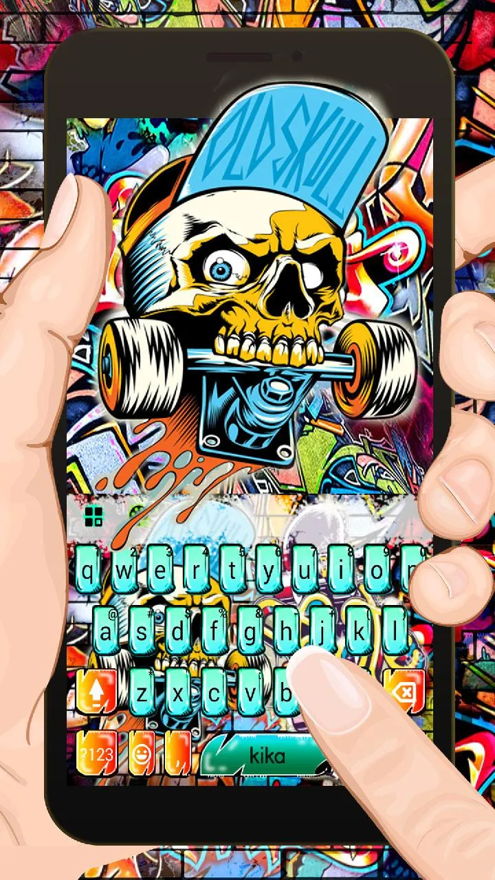 Skull Skate Graffiti Theme | Indus Appstore | Screenshot