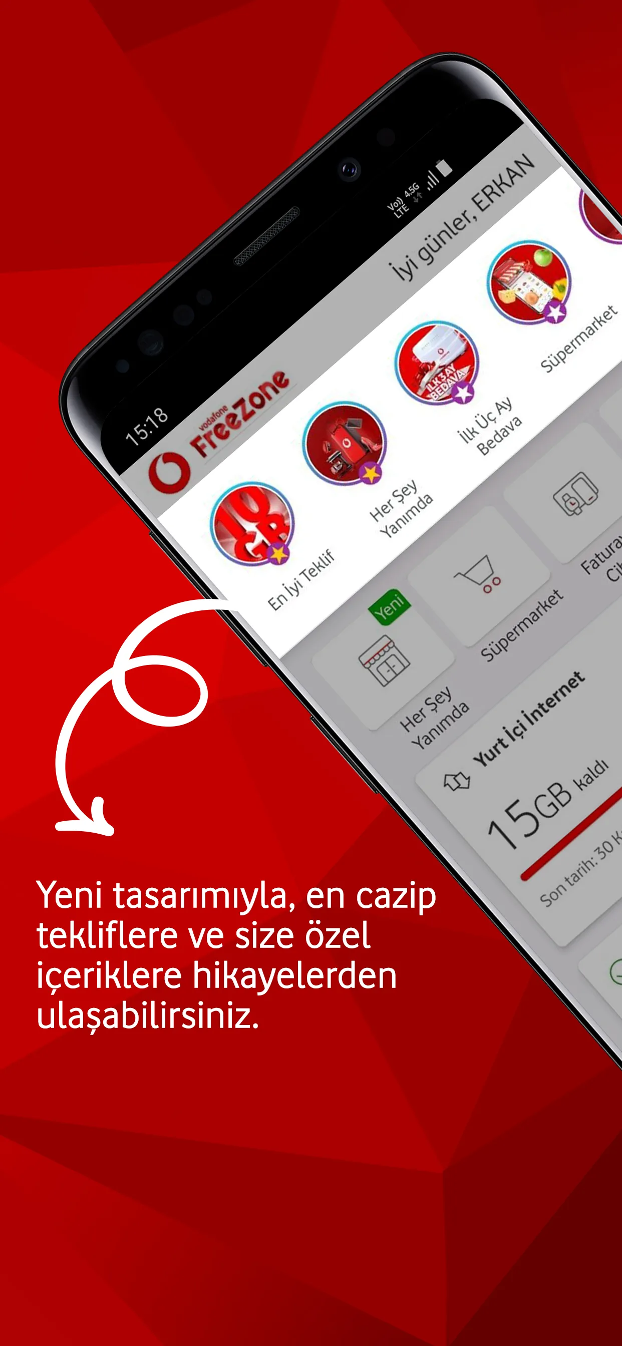 Vodafone Yanımda | Indus Appstore | Screenshot