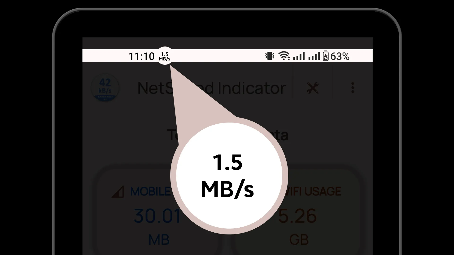 Net Speed Indicator Speed Test | Indus Appstore | Screenshot