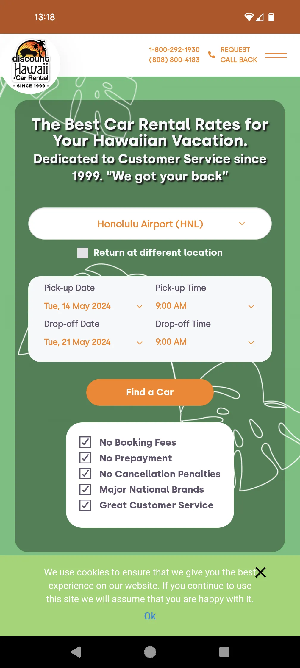 Discount Hawaii Car Rental | Indus Appstore | Screenshot