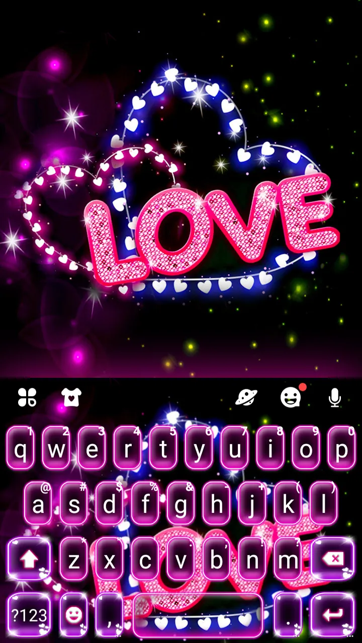 Neon Love Theme | Indus Appstore | Screenshot