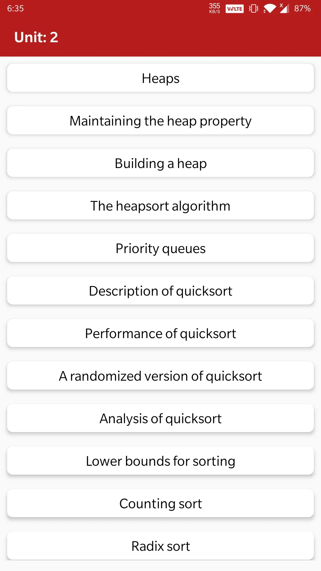 Design & Analysis Of Algorithm | Indus Appstore | Screenshot