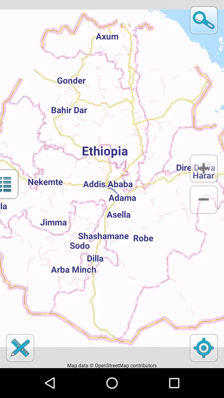 Map of Ethiopia offline | Indus Appstore | Screenshot