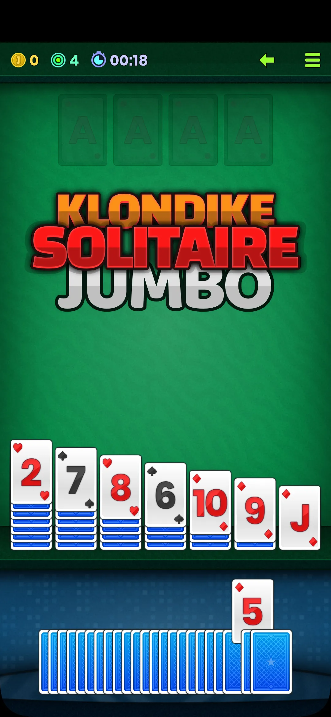 Solitaire Jumbo (Klondike) | Indus Appstore | Screenshot