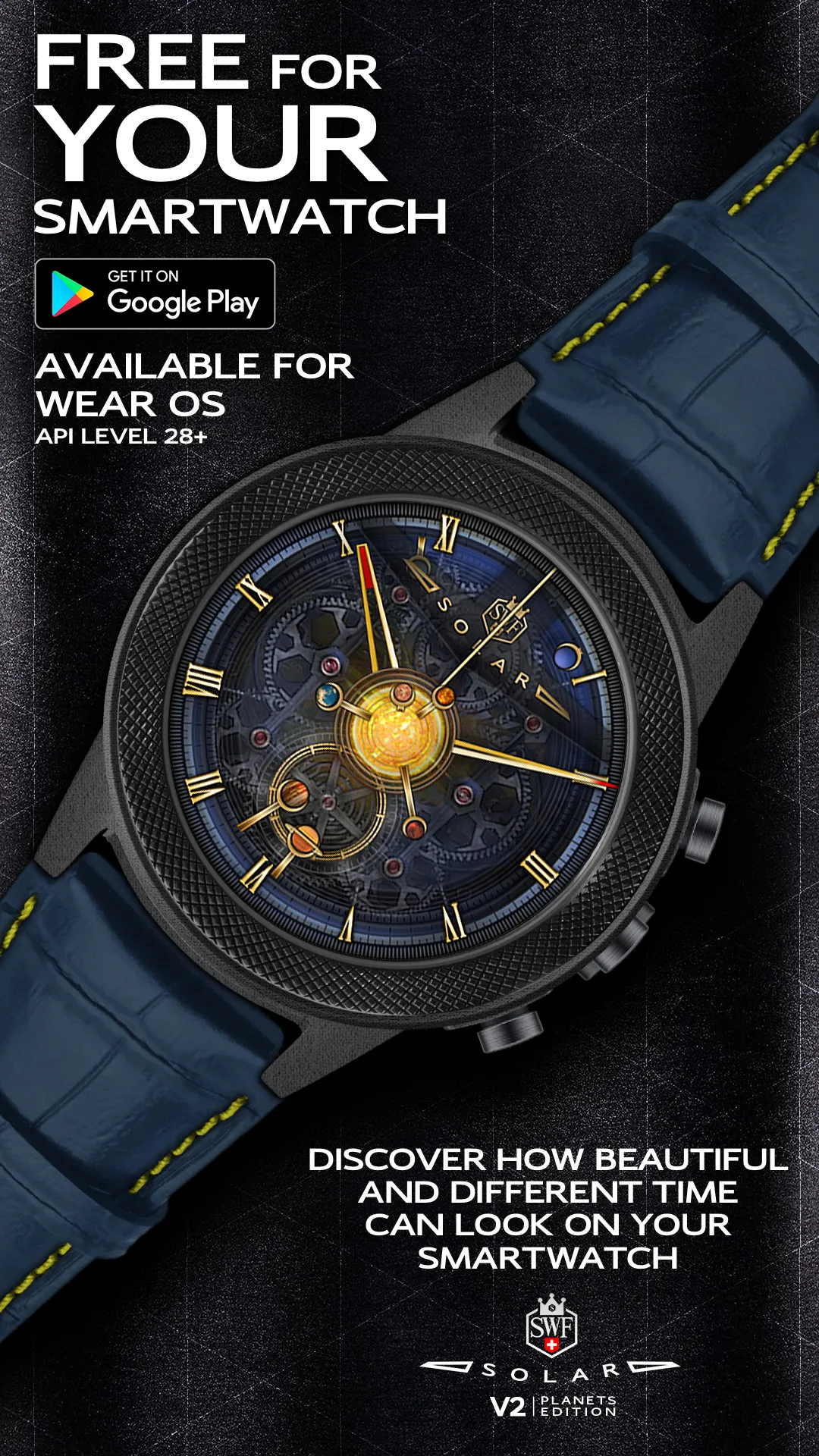 SWF Solar Planets Watch Face | Indus Appstore | Screenshot