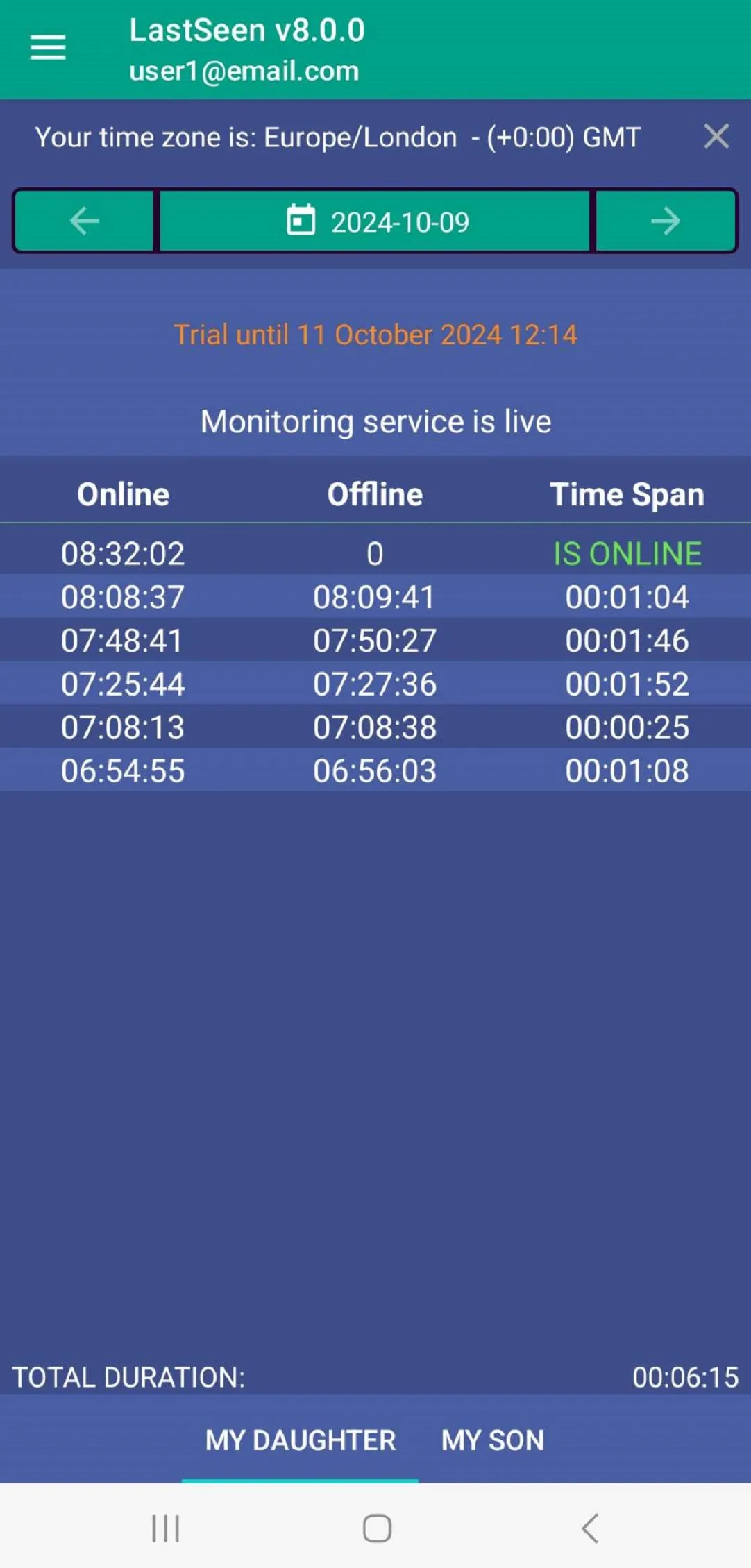 LastSeen Online Chat Tracker | Indus Appstore | Screenshot