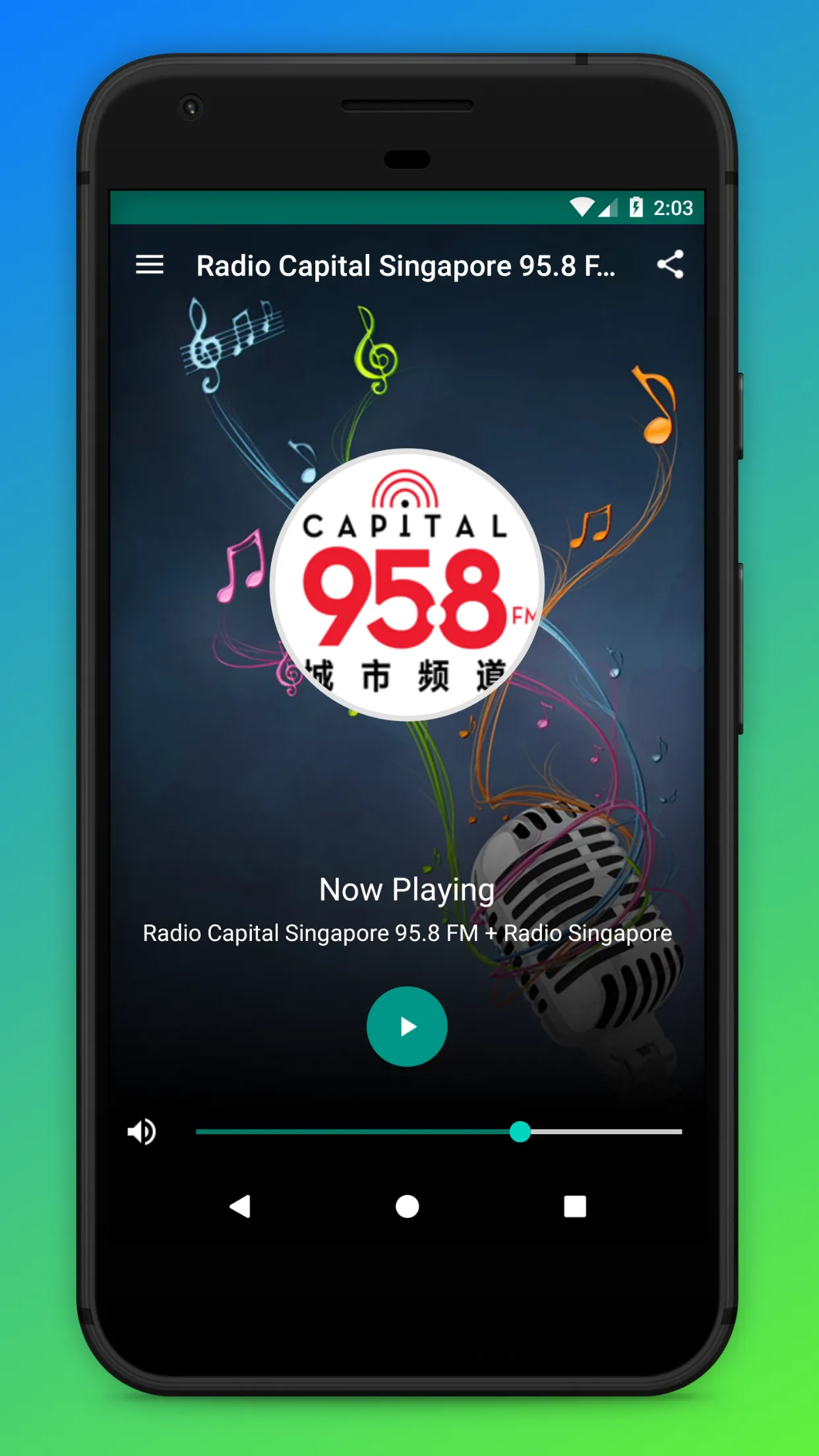 95.8 Capital FM Singapore App | Indus Appstore | Screenshot