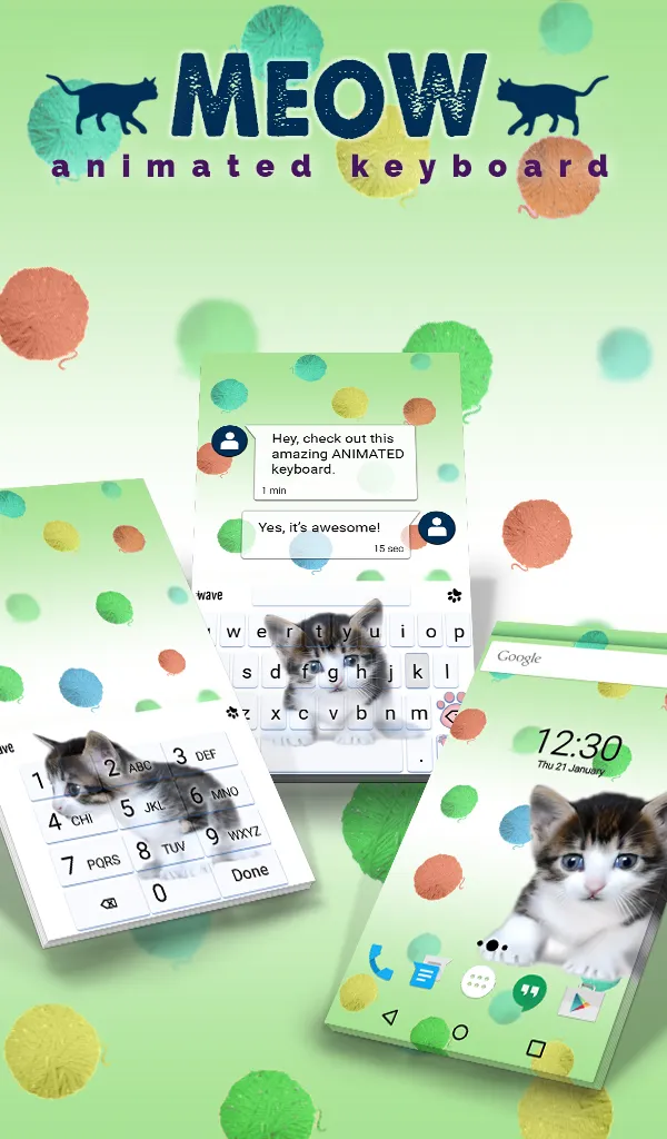 Meow Keyboard & Wallpaper | Indus Appstore | Screenshot