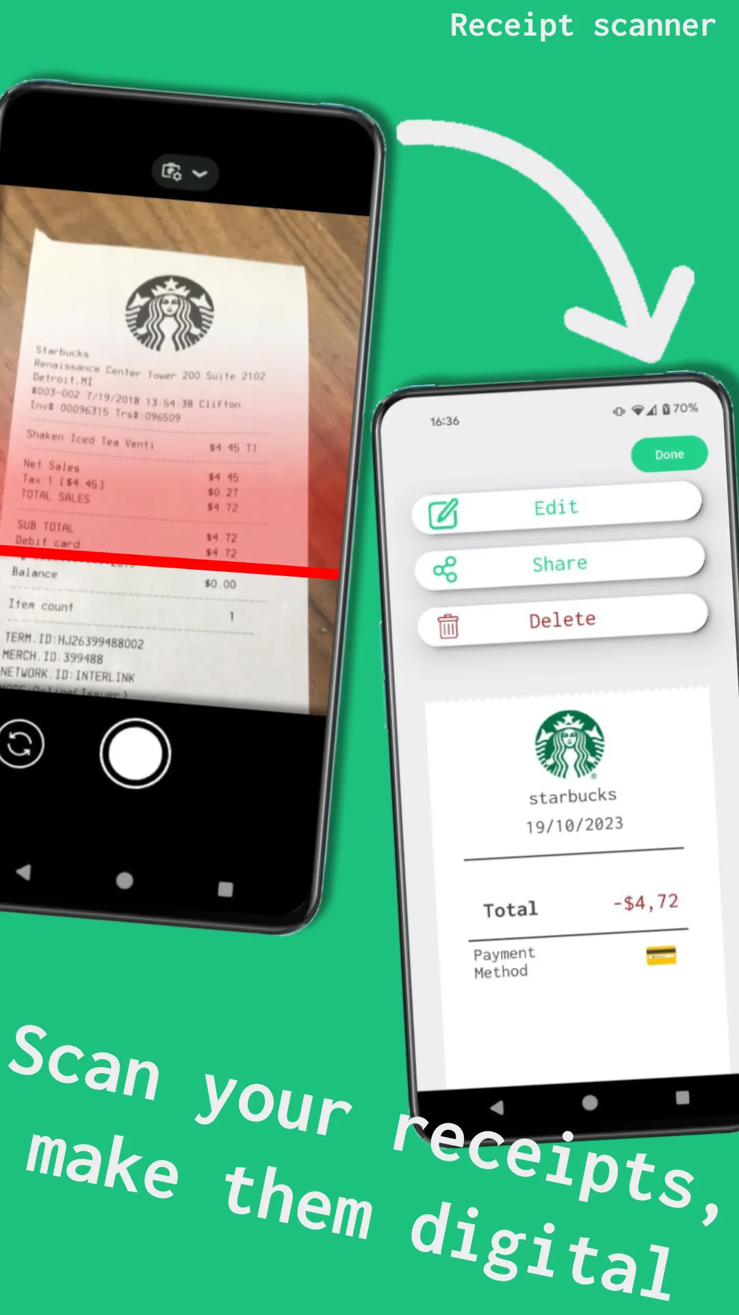 Receipt Scanner: WolfSnap | Indus Appstore | Screenshot