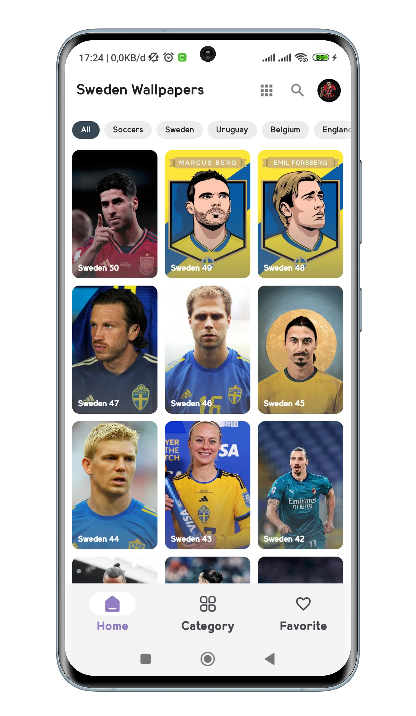 Sweden Football Team Wallpaper | Indus Appstore | Screenshot