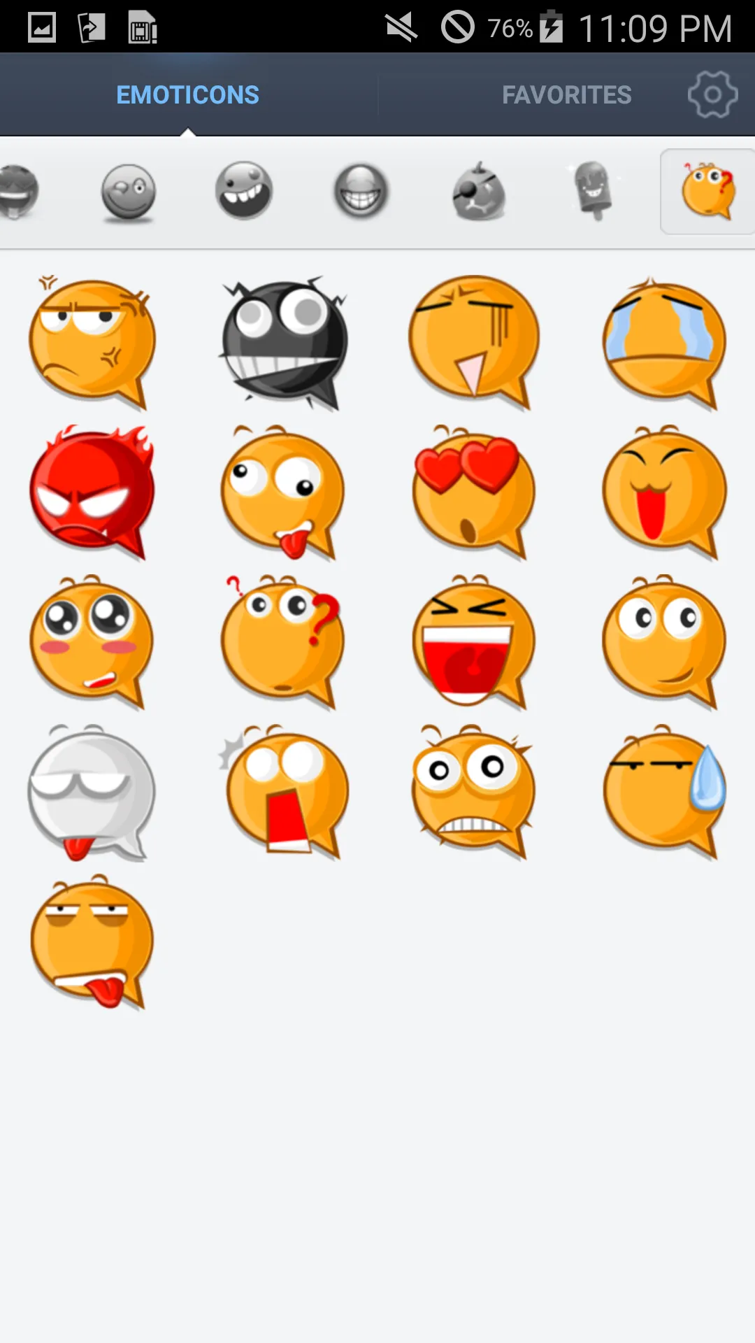 IFace Emoticons Stickers | Indus Appstore | Screenshot