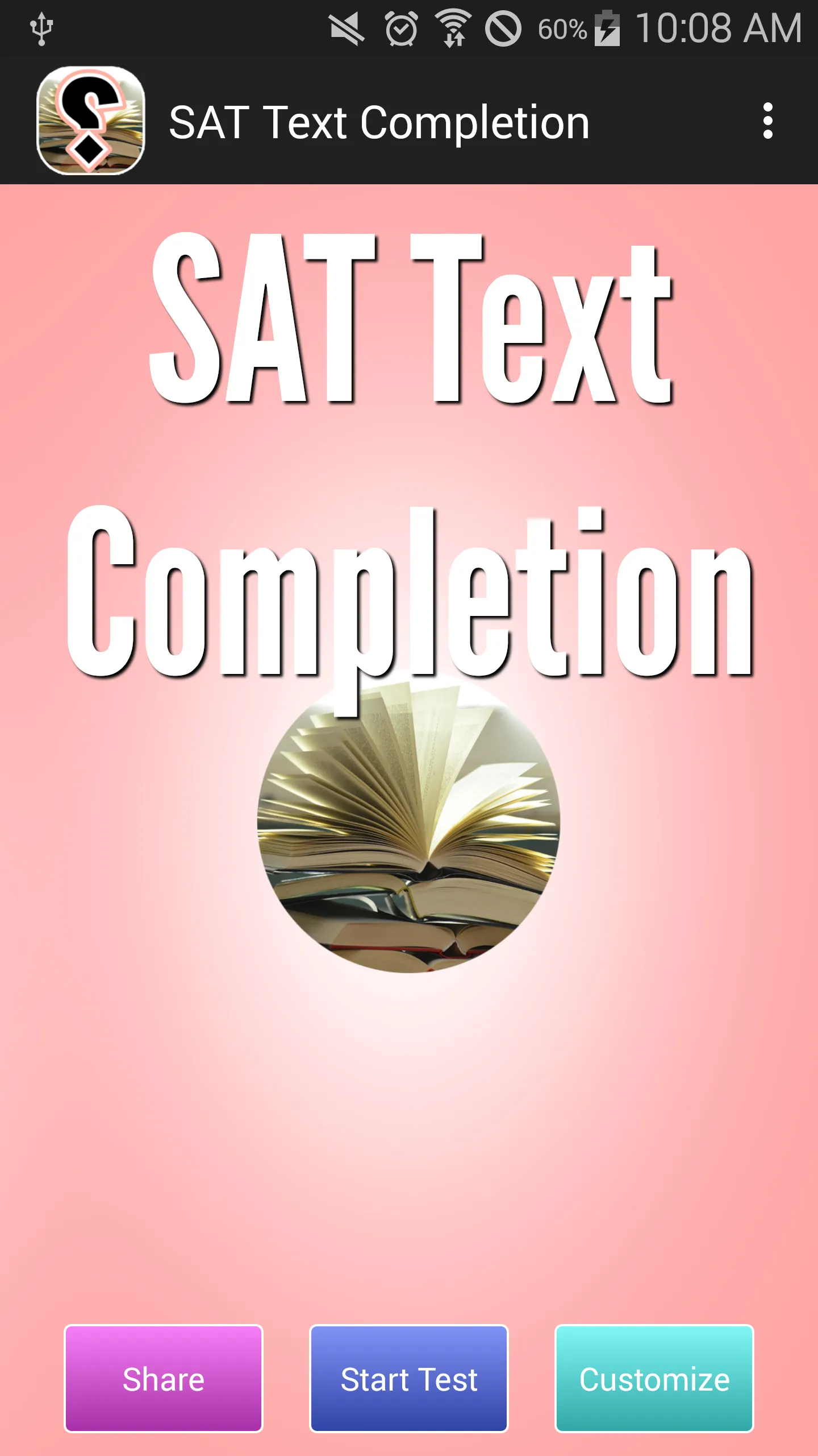 SAT Text Completion | Indus Appstore | Screenshot