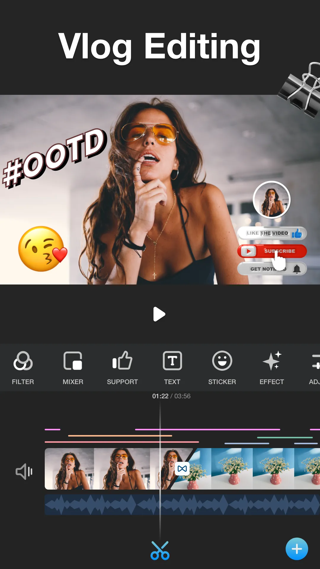 Vlog video editor maker: VlogU | Indus Appstore | Screenshot