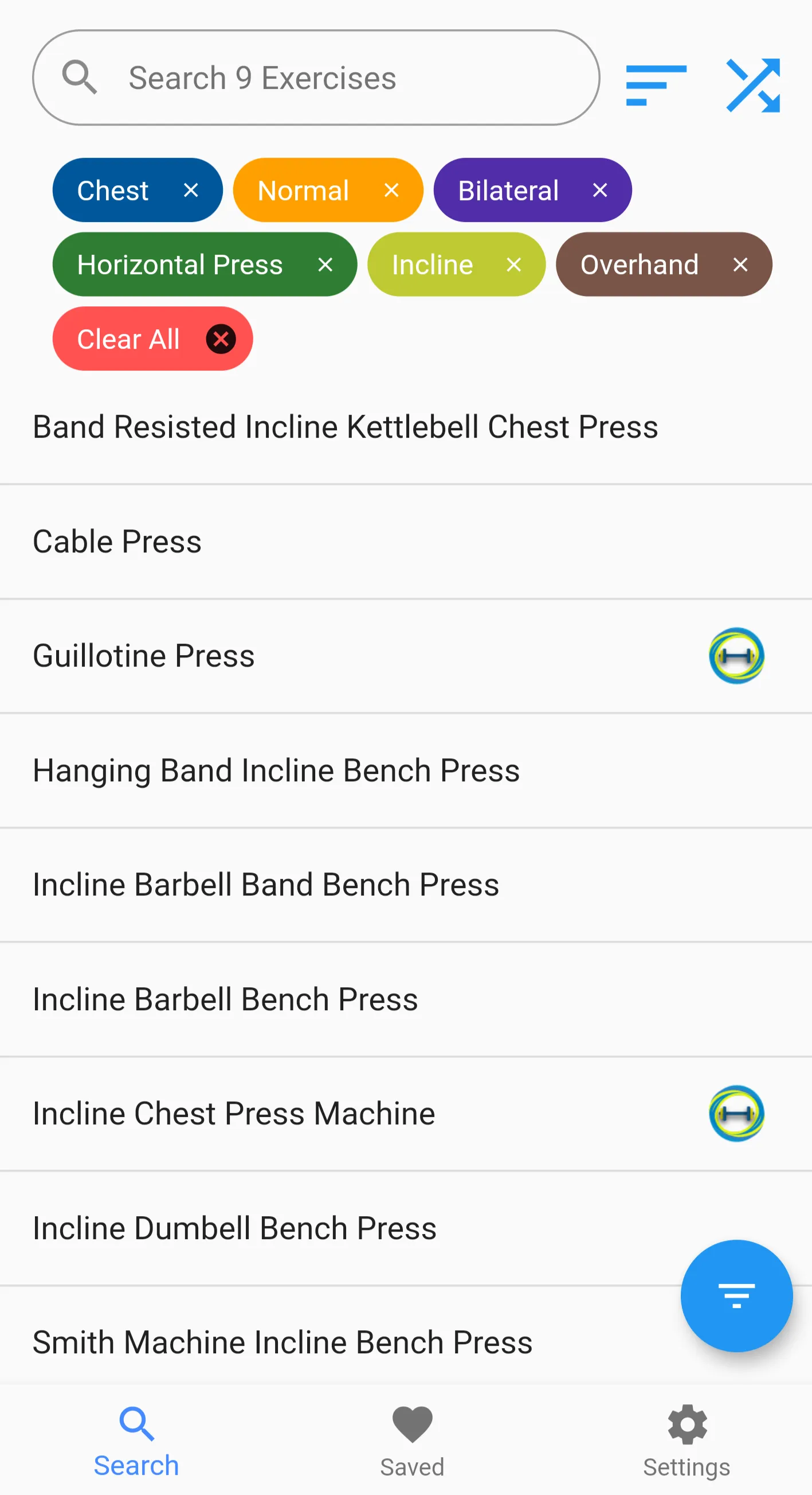 SwiftSet - Exercise Finder | Indus Appstore | Screenshot