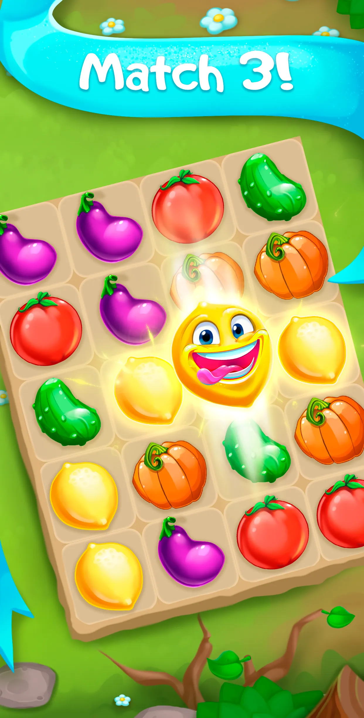 Funny Farm match 3 Puzzle game | Indus Appstore | Screenshot