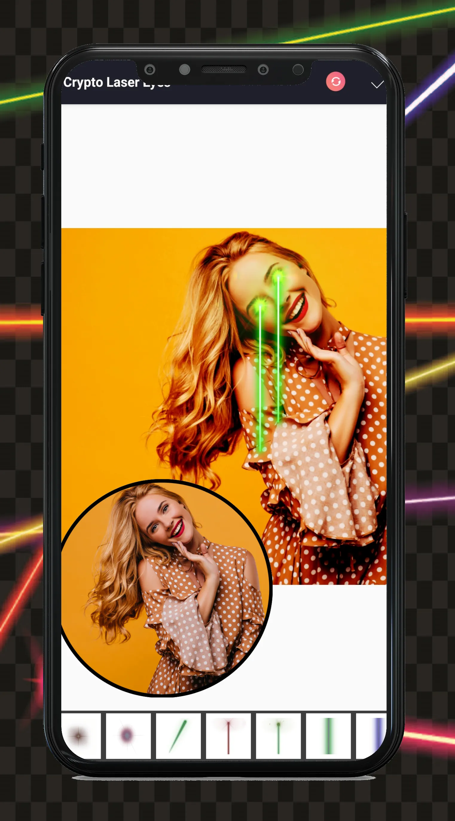 Add Laser Eyes - Photo Editor | Indus Appstore | Screenshot