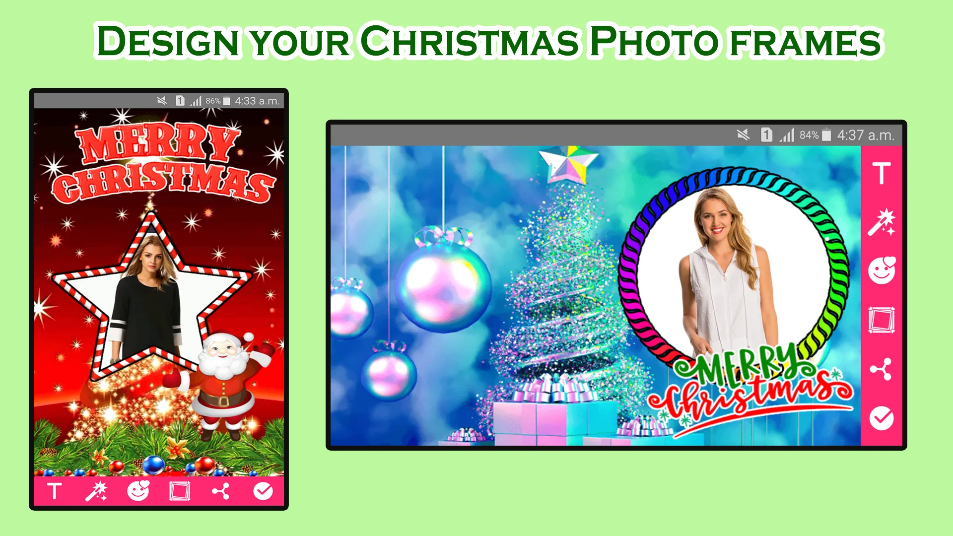 Merry Christmas Photo Frames | Indus Appstore | Screenshot