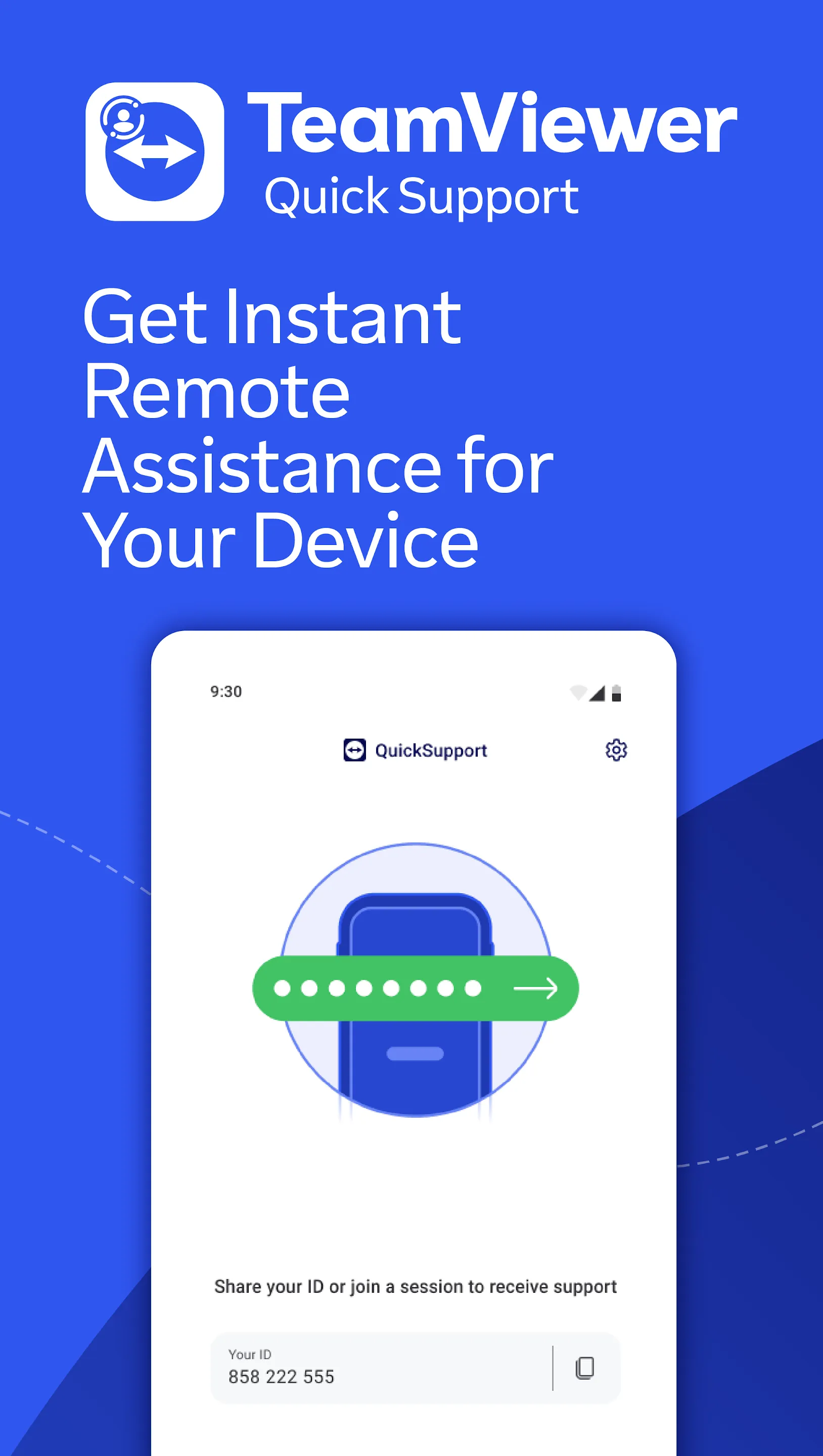 TeamViewer QuickSupport | Indus Appstore | Screenshot