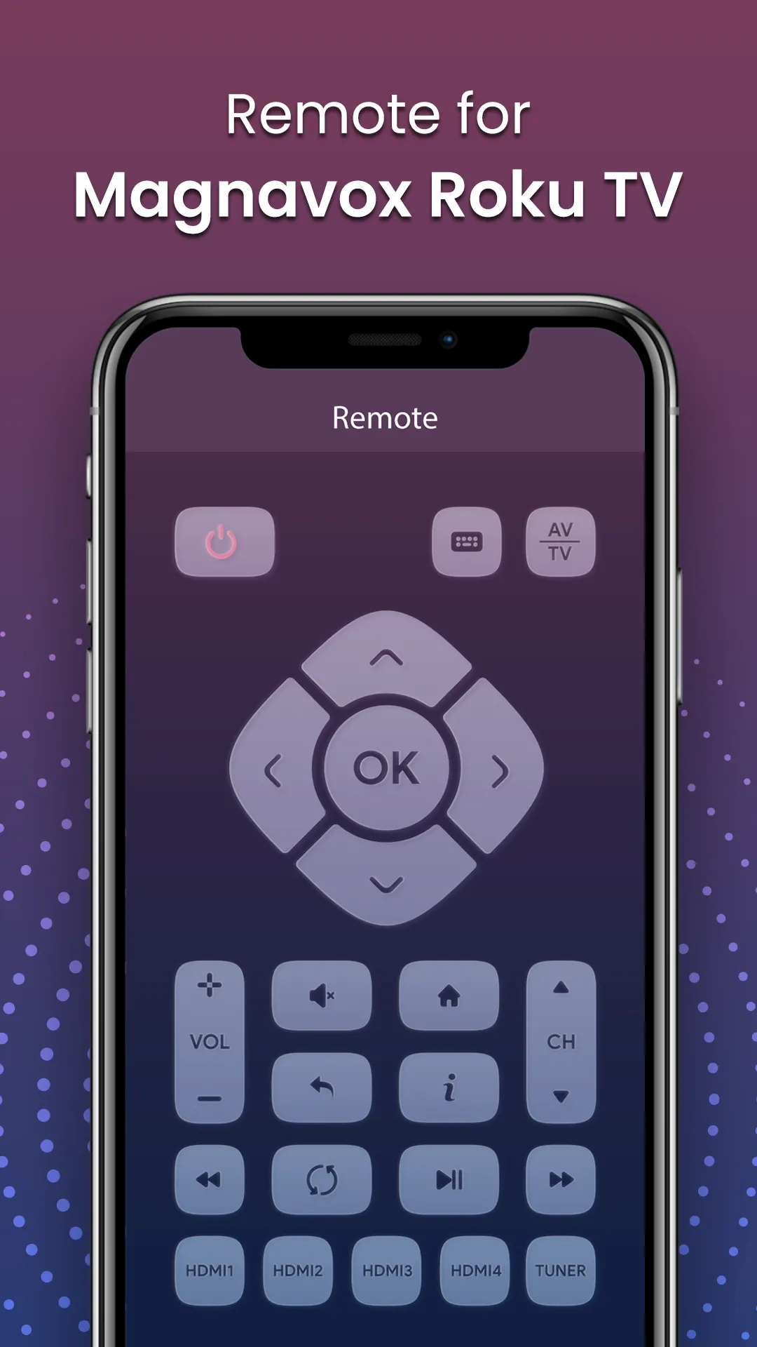 Remote for Magnavox Roku TV | Indus Appstore | Screenshot