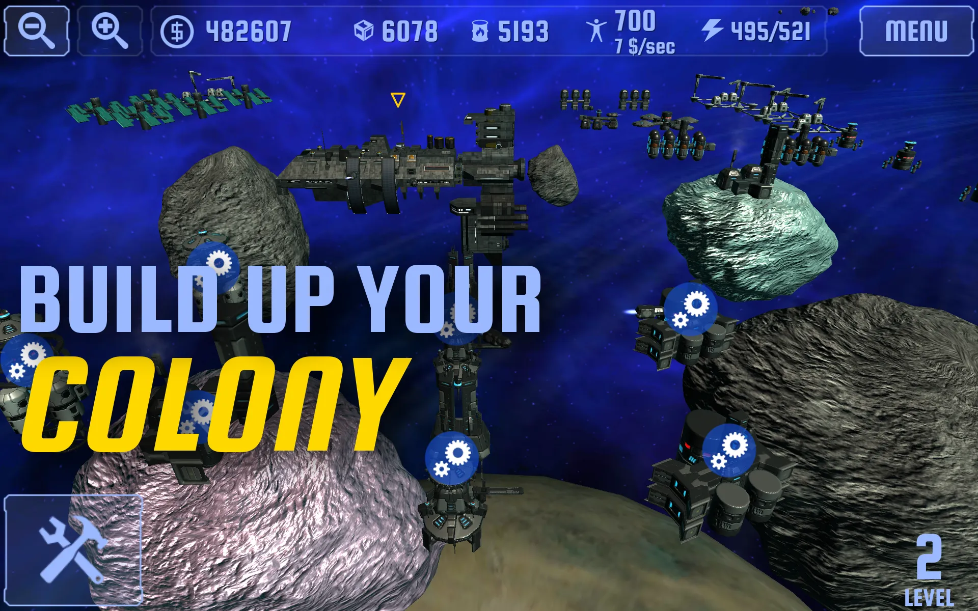 Idle Galaxy Miner: Strategy | Indus Appstore | Screenshot