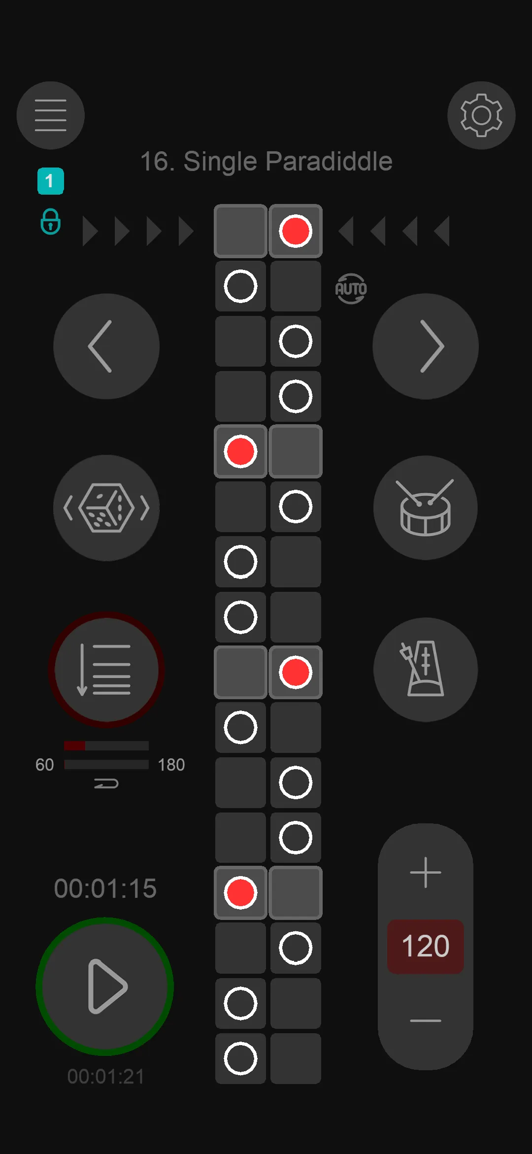 Drum rudiments trainer - DRT | Indus Appstore | Screenshot