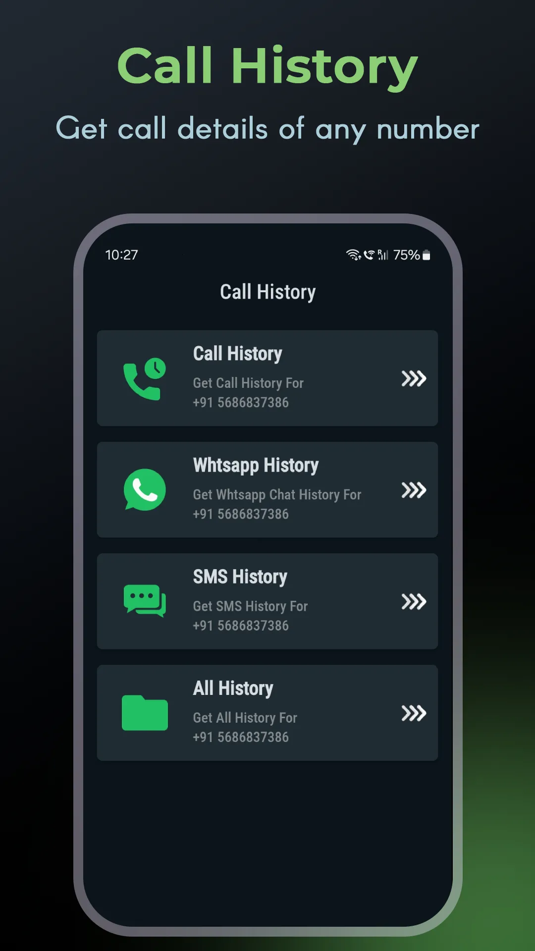 Call History Any Number Detail | Indus Appstore | Screenshot