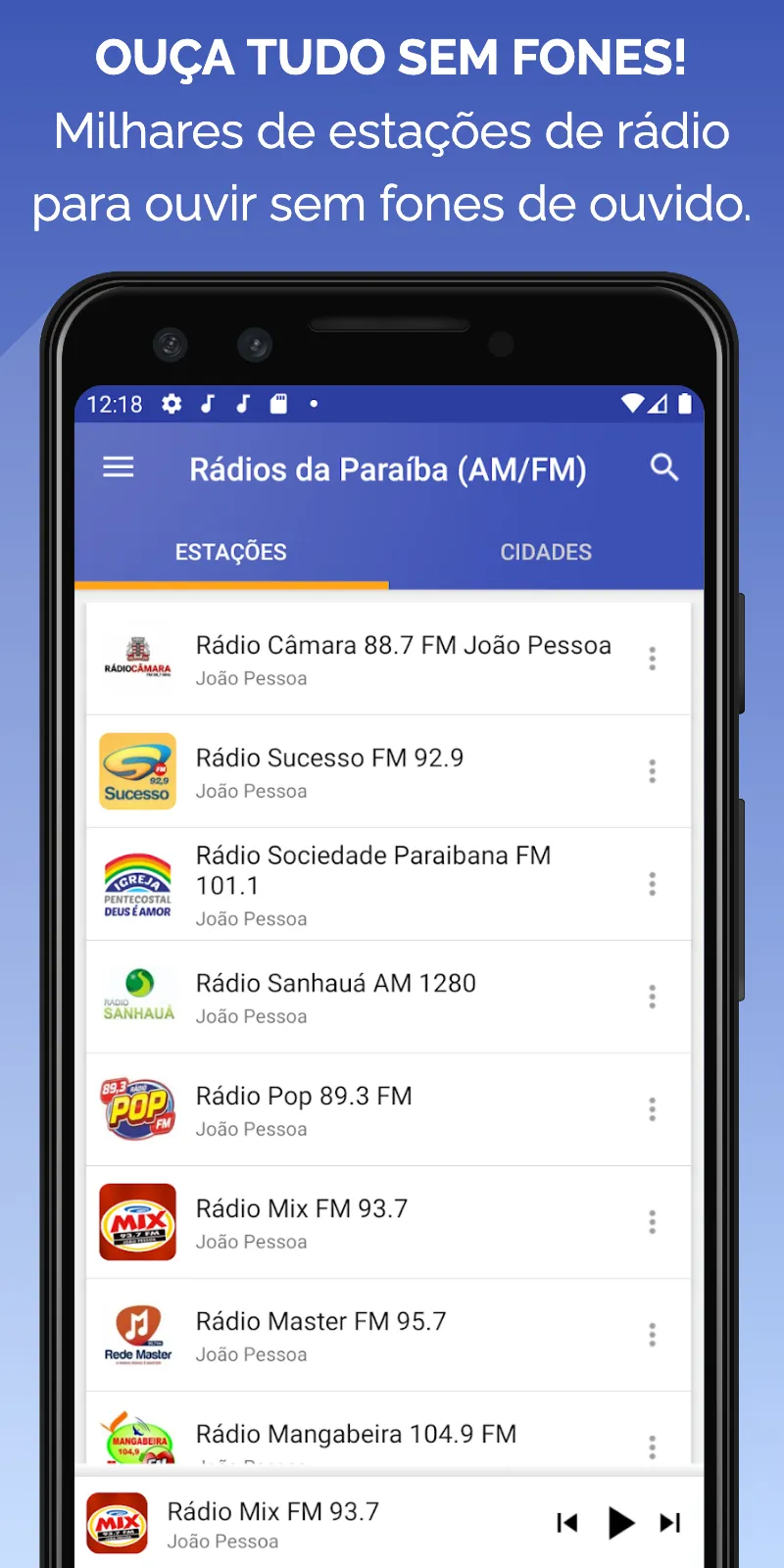 Rádios da Paraíba (AM/FM) | Indus Appstore | Screenshot