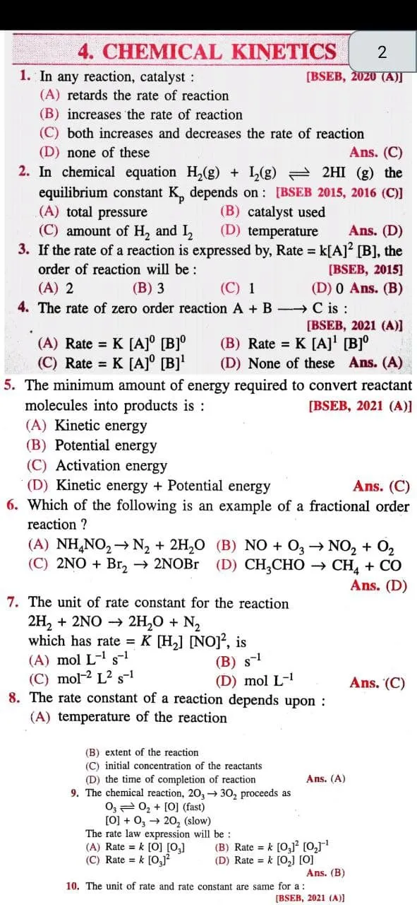 Class 12 Chemistry Objectives | Indus Appstore | Screenshot