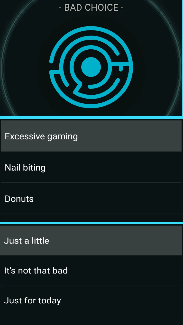 Bad Choice Tracker (habit app) | Indus Appstore | Screenshot