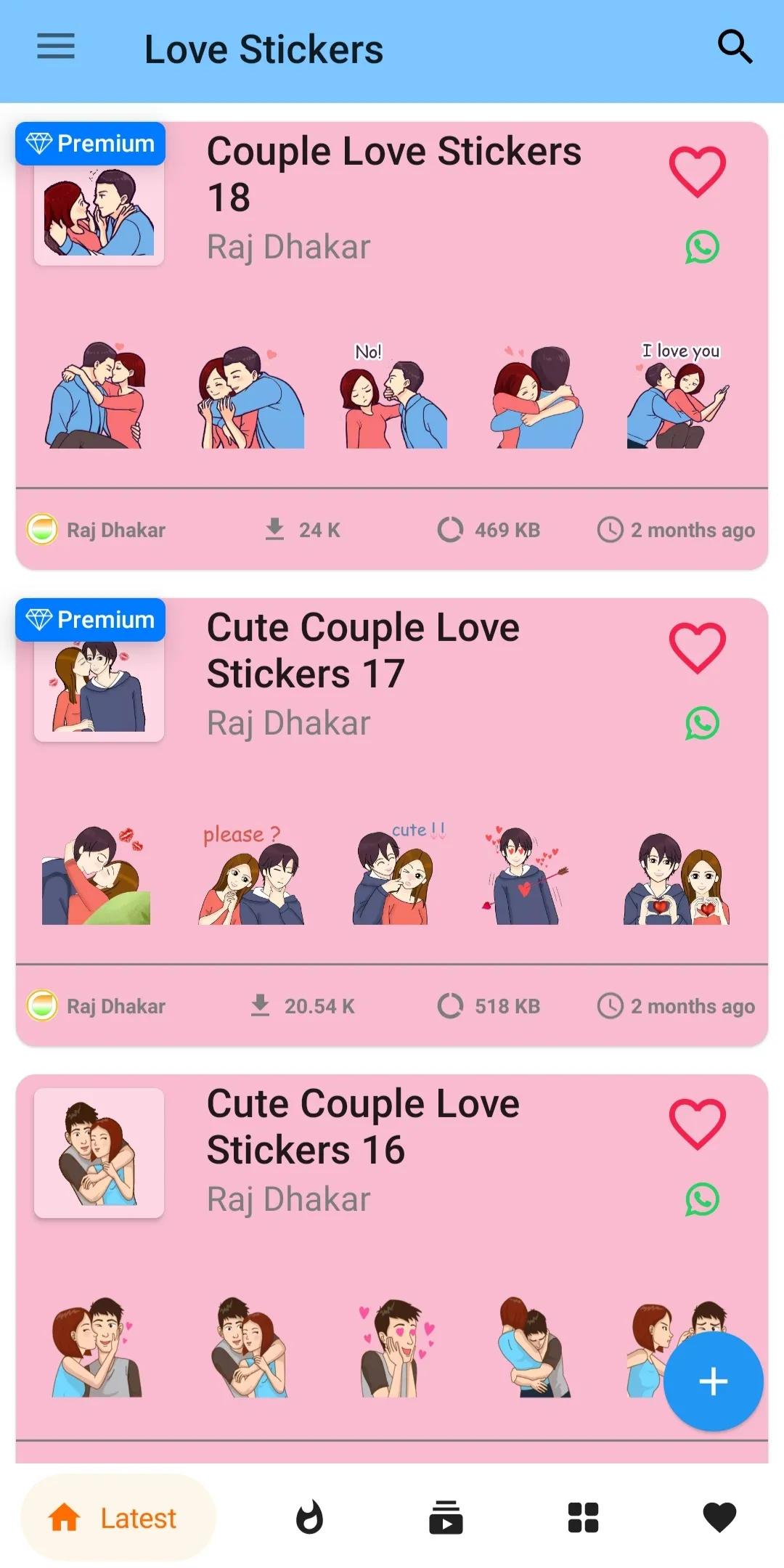 Love Stickers For WhatsApp | Indus Appstore | Screenshot